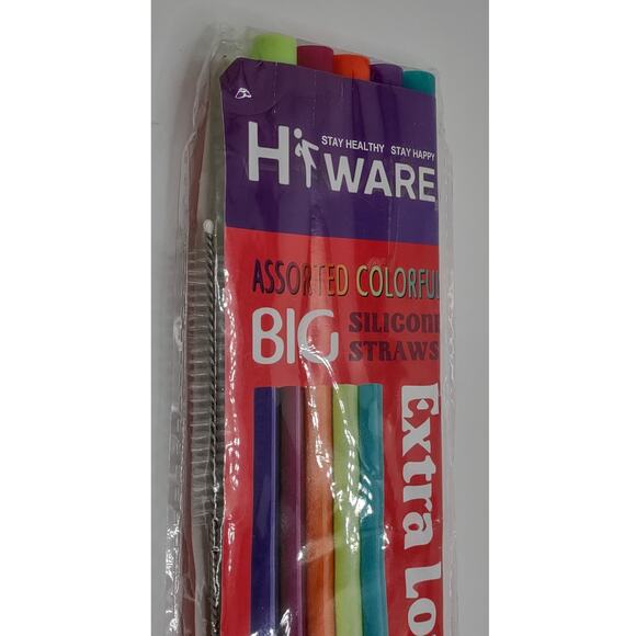 HI WARE extra-long silicone straws - Picture 1 of 4